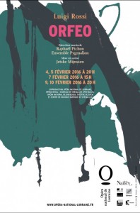 Affiche Orfeo